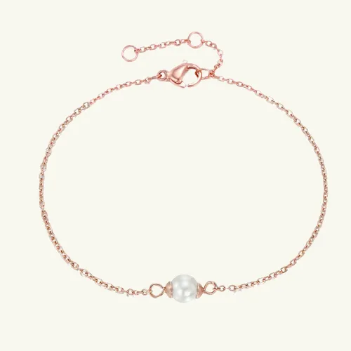 Sea Pearl Charm Bracelet