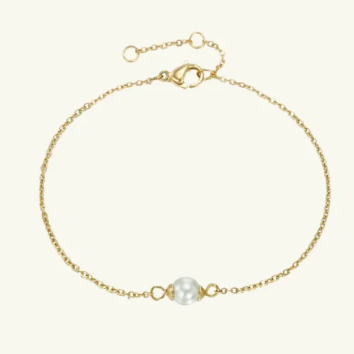 Sea Pearl Charm Bracelet