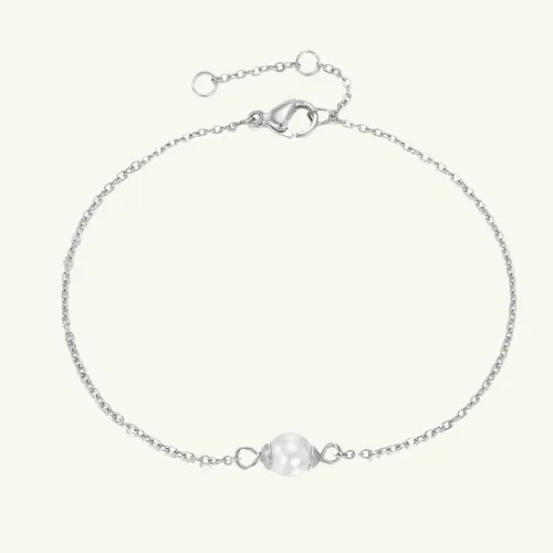 Sea Pearl Charm Bracelet