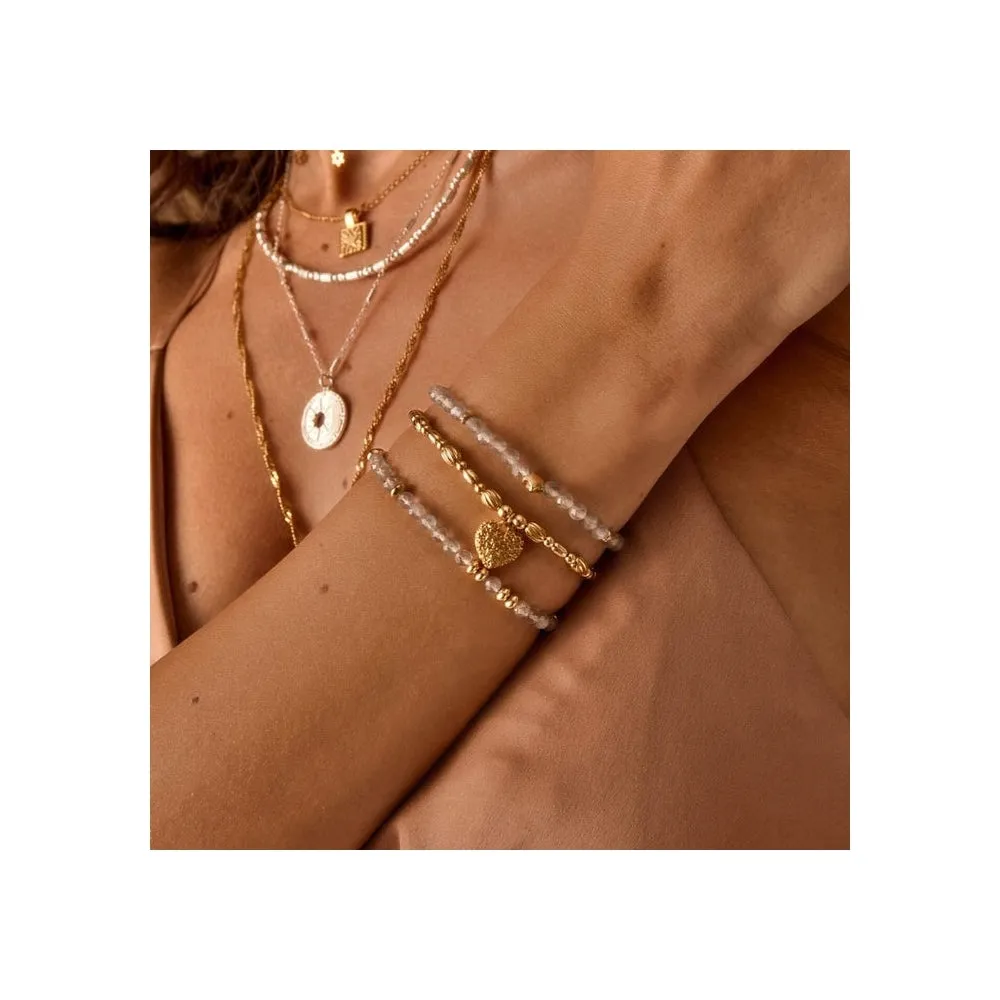 Shining Heart Bracelet - Gold - GBTO3184