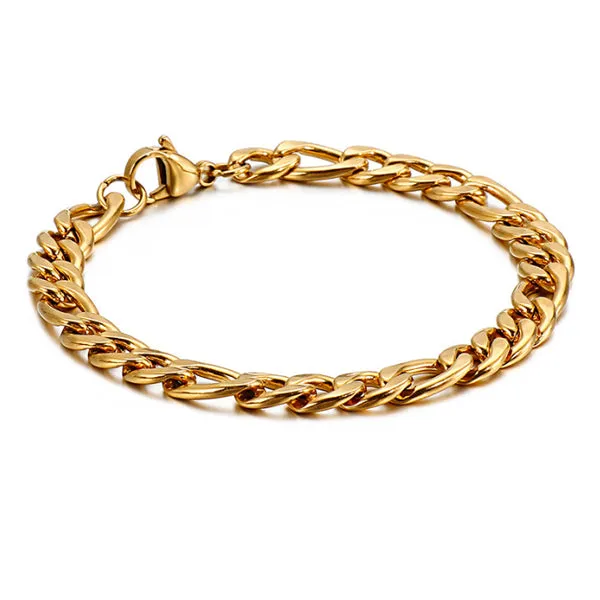 Stainless Steel 7mm Bracelet (Circumference 21cm) 不銹鋼7毫米手鍊 (鍊長 21cm) KJBR16252