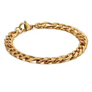 Stainless Steel 7mm Bracelet (Circumference 21cm) 不銹鋼7毫米手鍊 (鍊長 21cm) KJBR16252