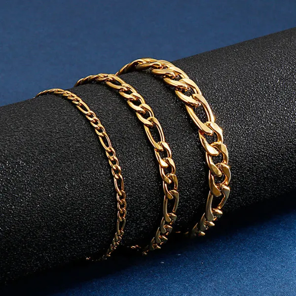 Stainless Steel 7mm Bracelet (Circumference 21cm) 不銹鋼7毫米手鍊 (鍊長 21cm) KJBR16252