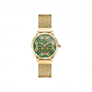Stainless Steel Green Kaleidoscope Women's Watch WA0369-264-211