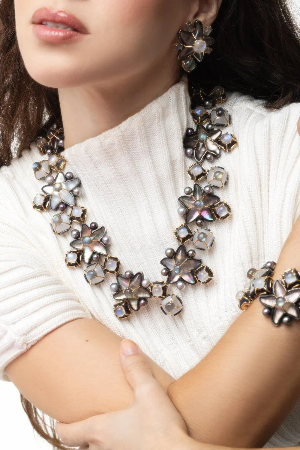 Star Moonstone Necklace