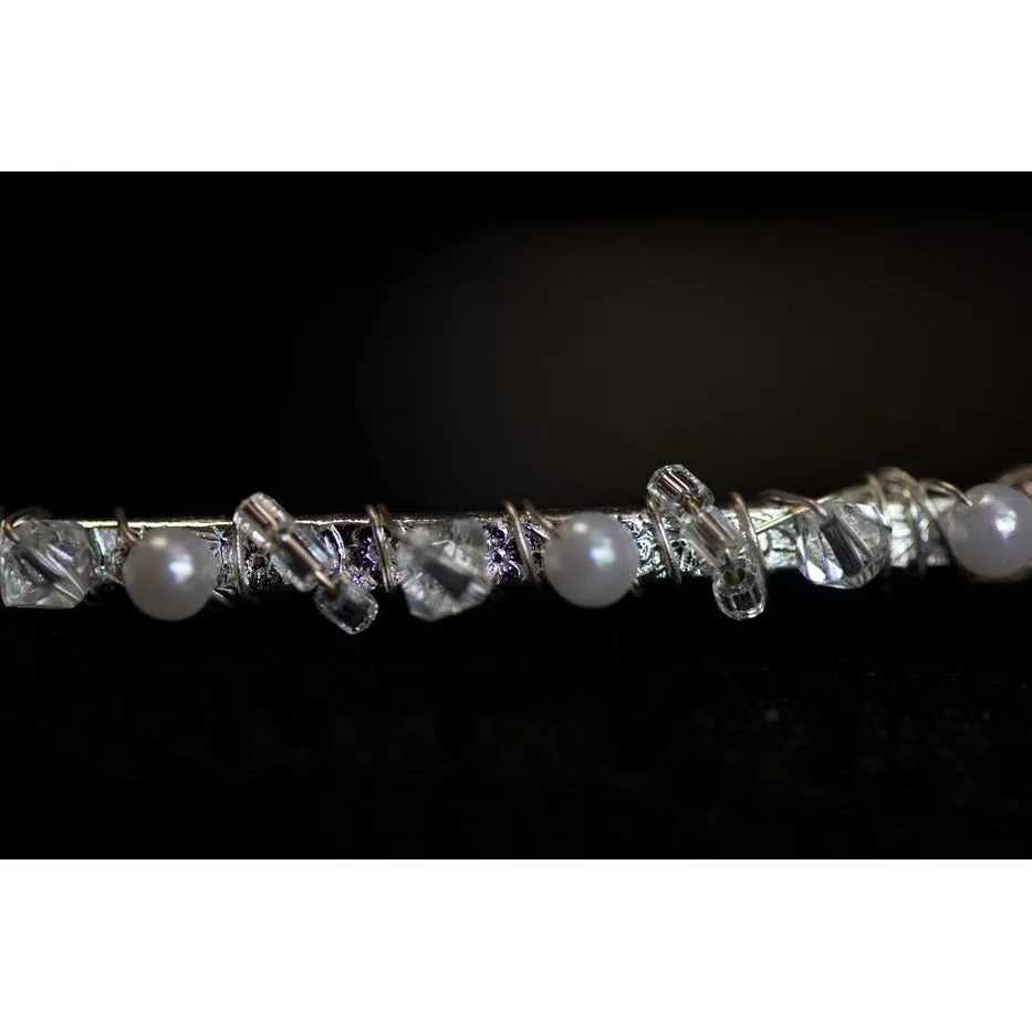 Tear drop Crystal Headband