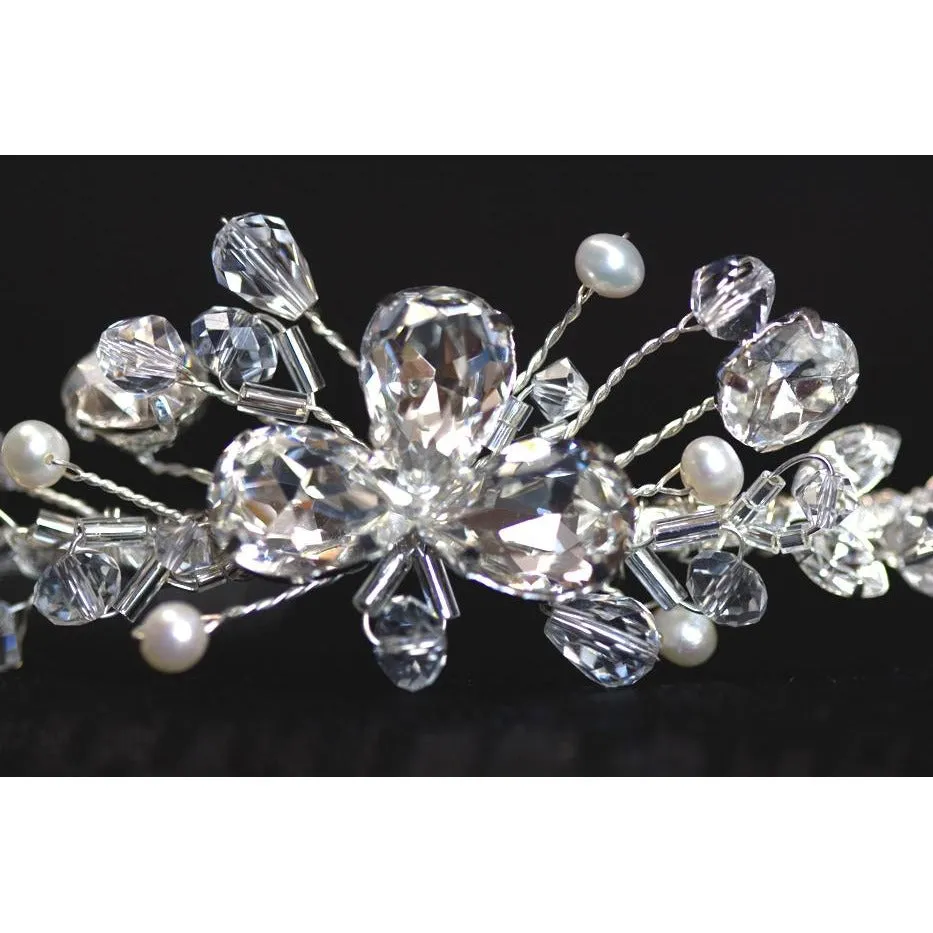 Tear drop Crystal Headband
