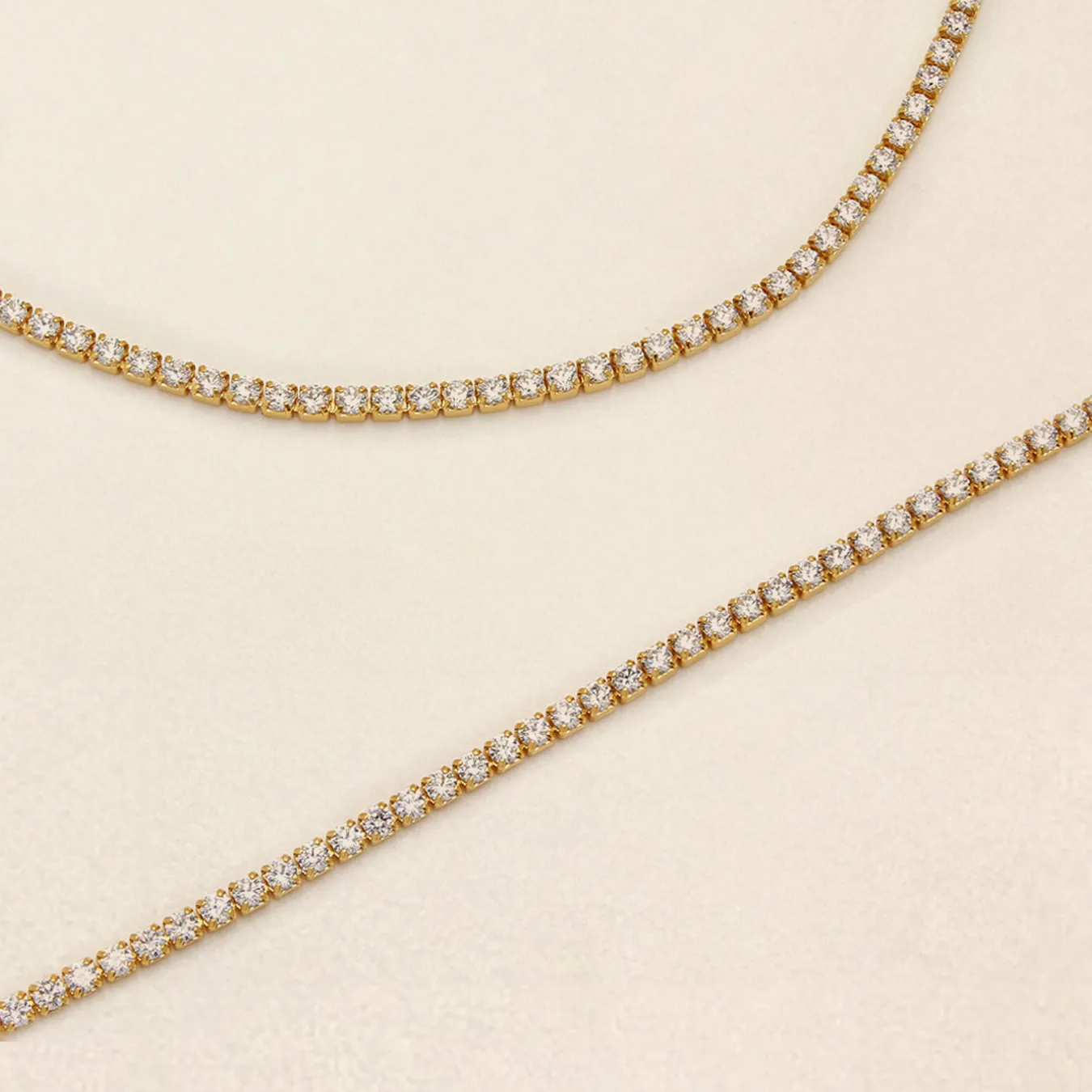 Tennis Bracelet - Yellow Gold