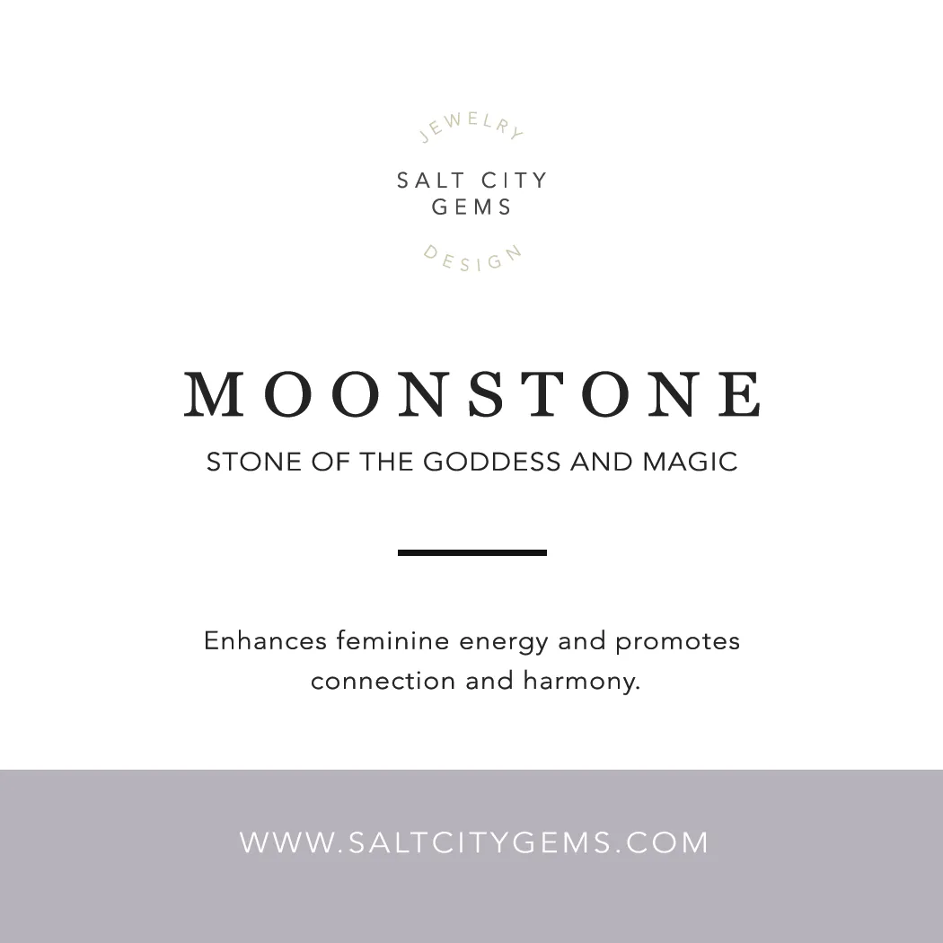 Theia Necklace - Rainbow Moonstone
