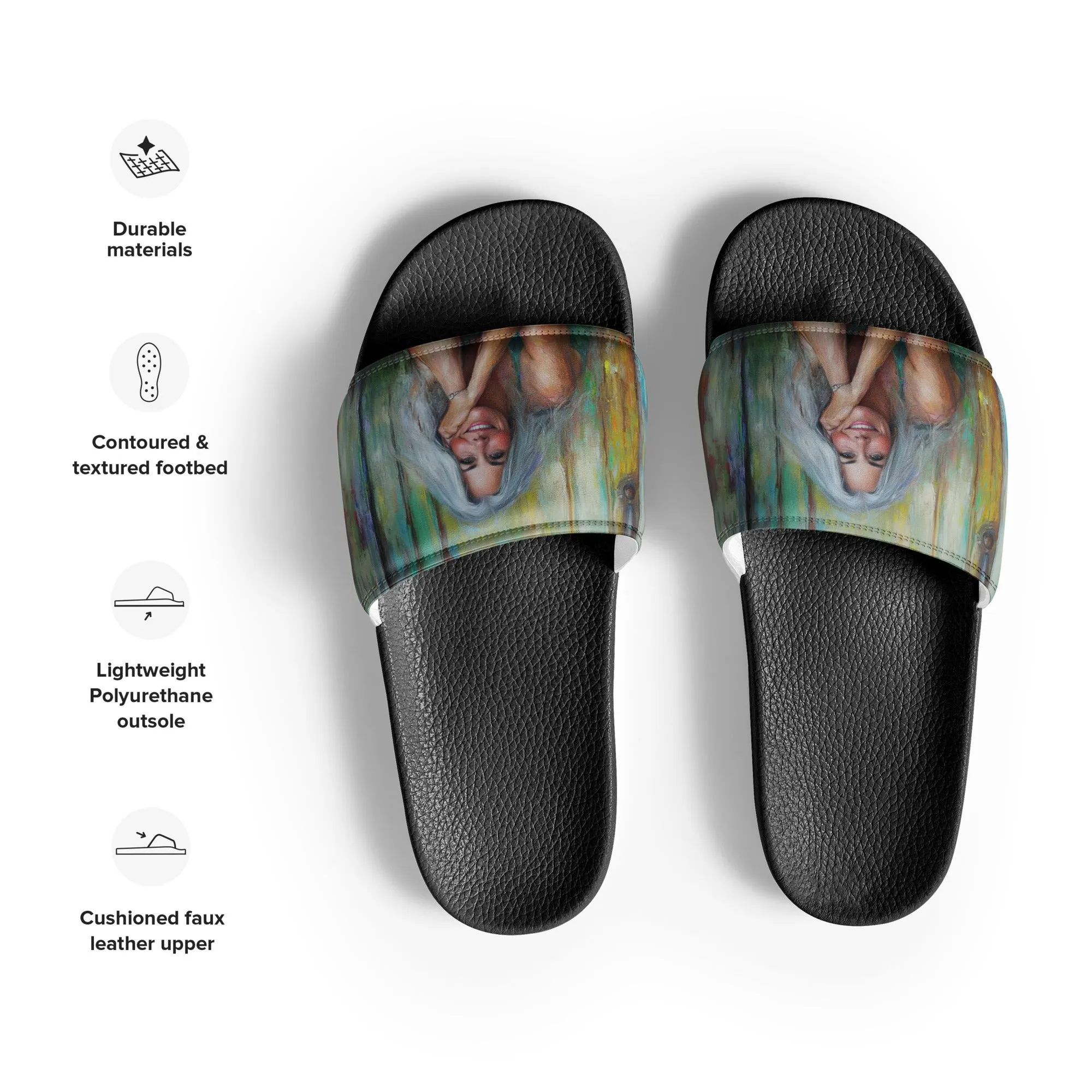 Tired Yet Radiant Women's slides