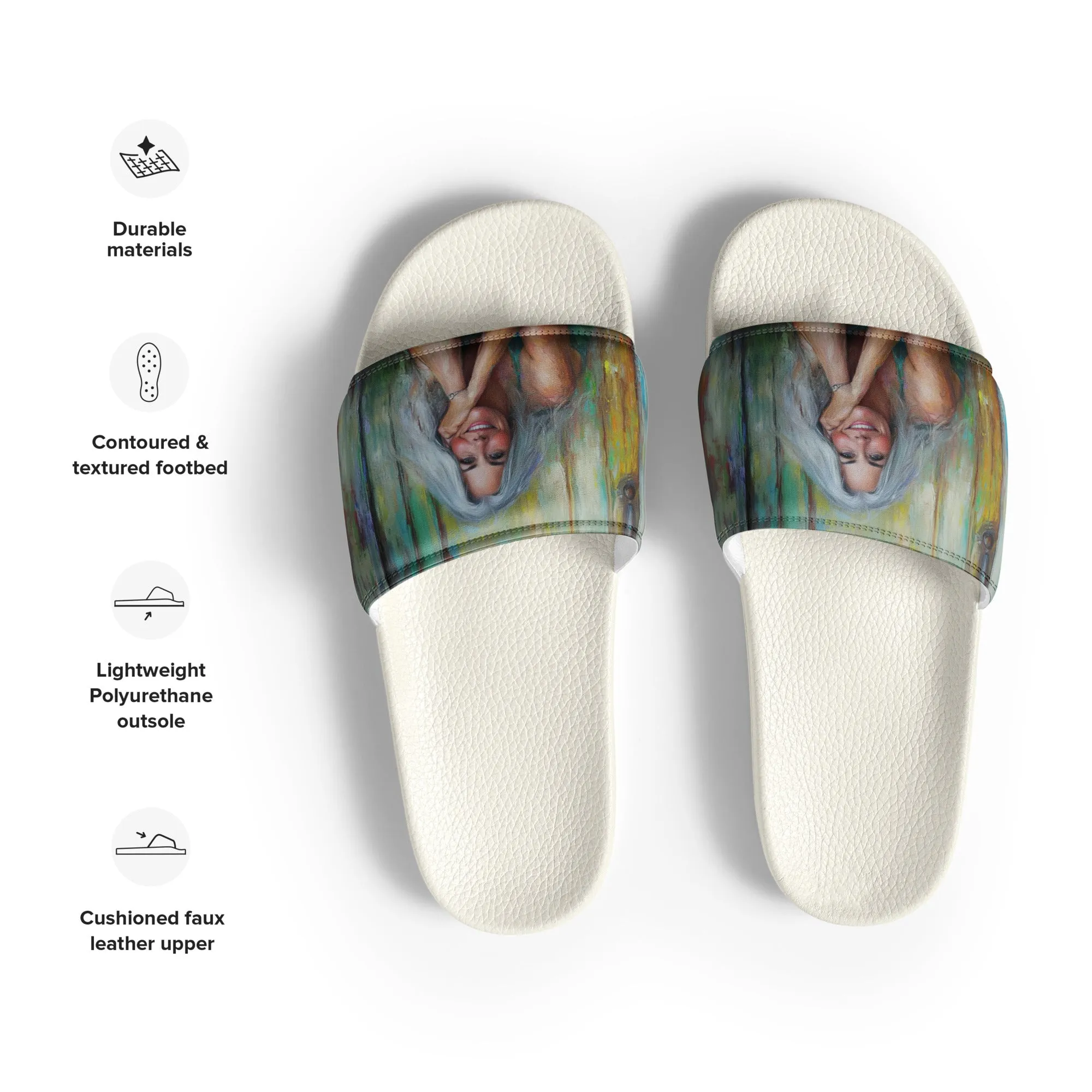 Tired Yet Radiant Women's slides
