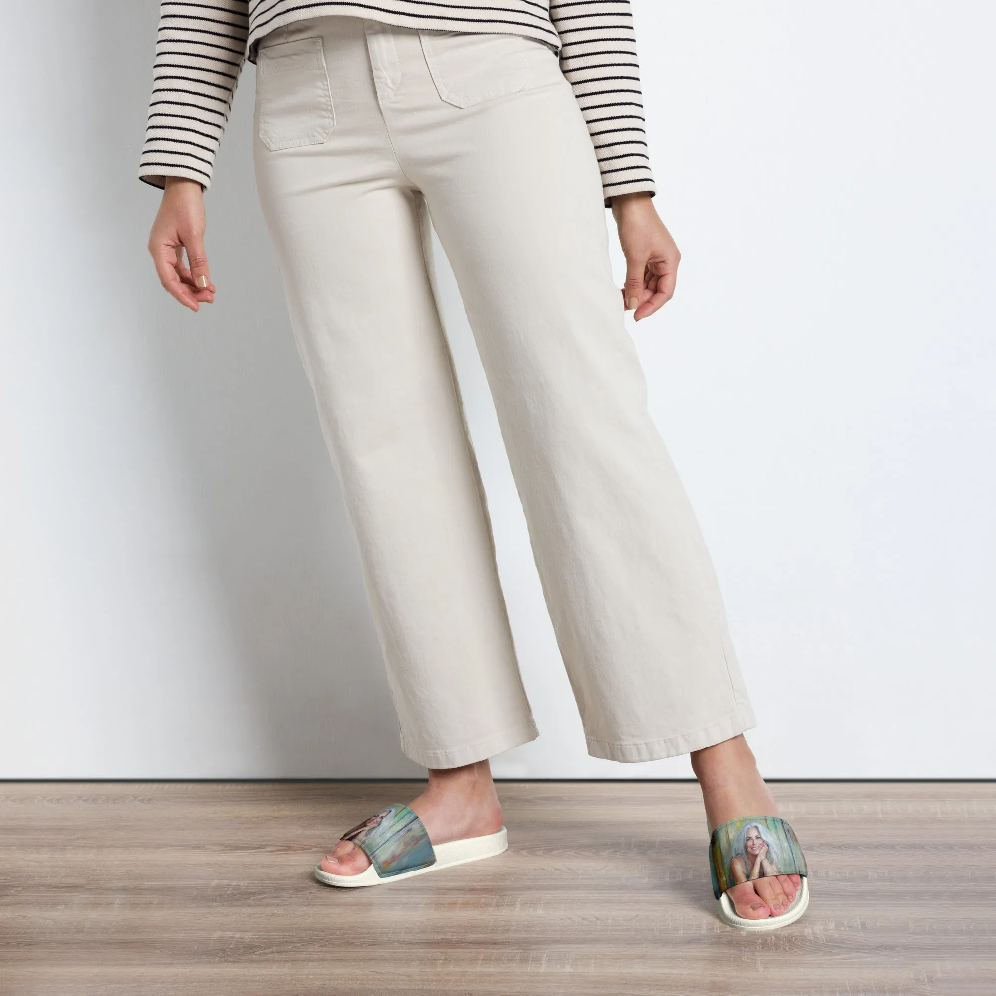 Tired Yet Radiant Women's slides