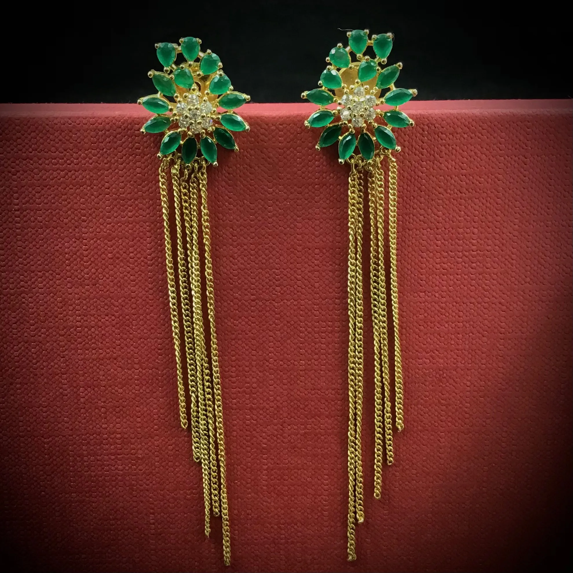 Tops/Studs Zircon/AD Earring 8870-100