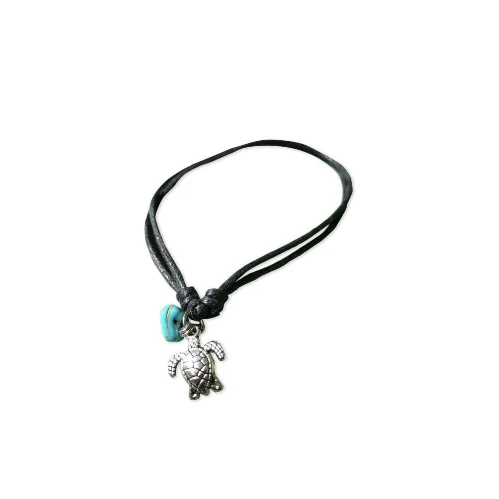 Turtle with Turquoise Anklet