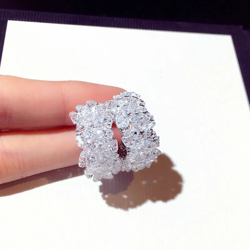 Ultra-Sparkling Rhinestone Bejeweled Earrings
