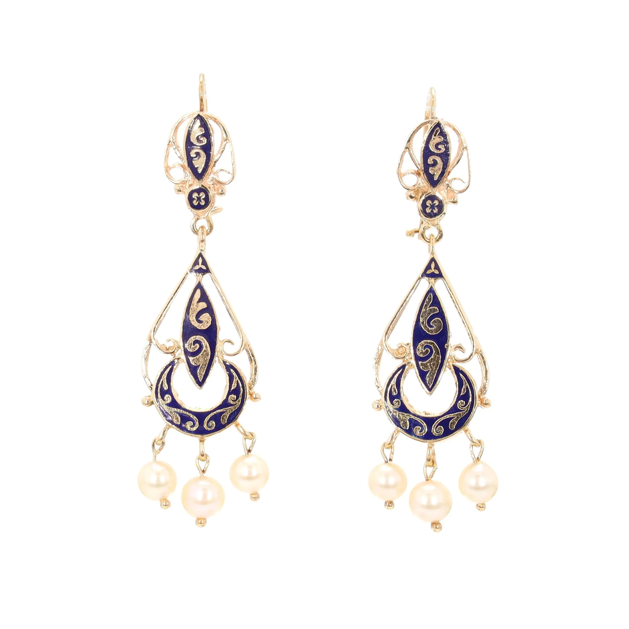 Victorian Akoya Pearl Earrings
