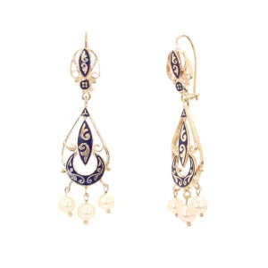 Victorian Akoya Pearl Earrings